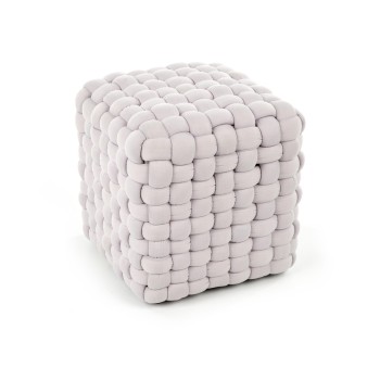 RUBIK pufa popielaty