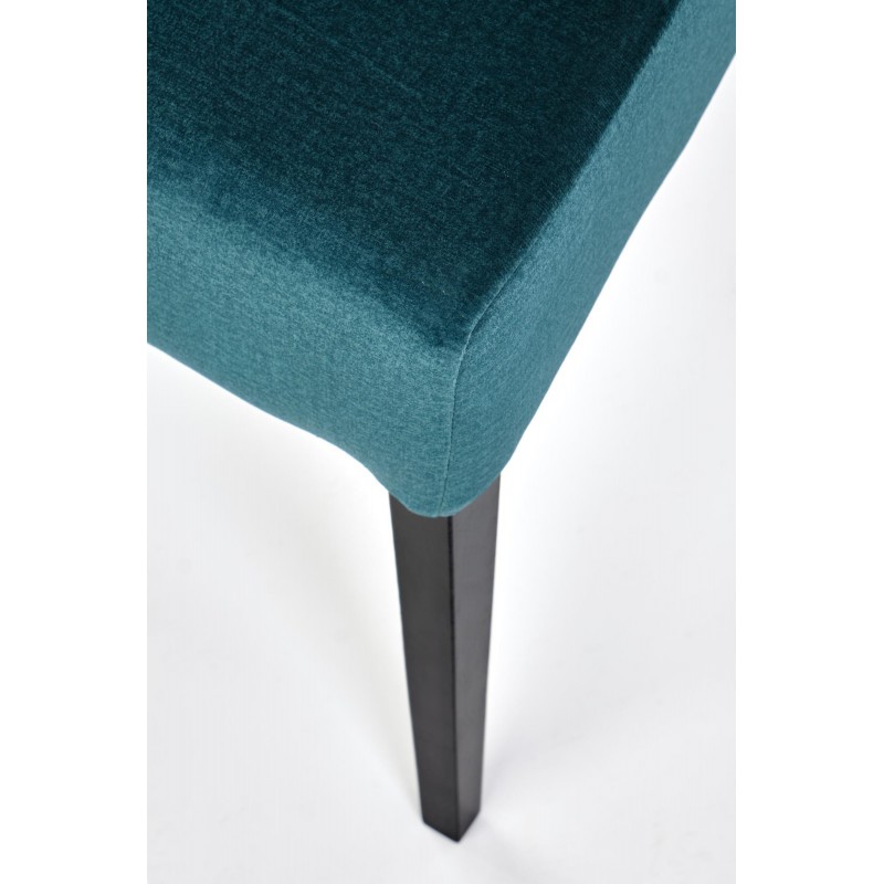 Krzesło tapicerowane CLARION 2 ciemny zielony Halmar