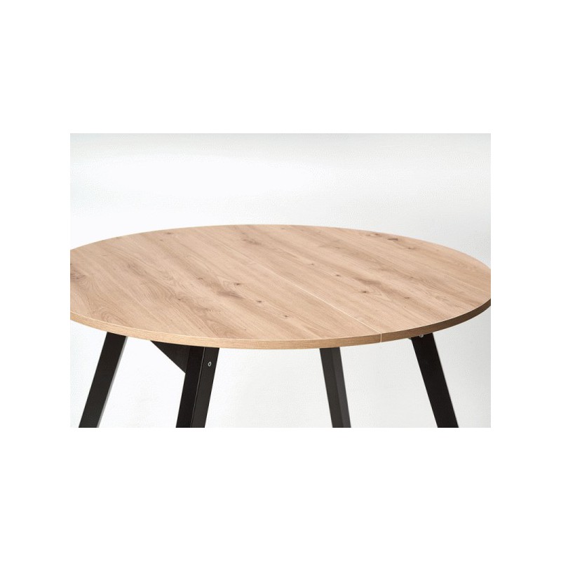 Stół rozkładany RUBEN artisan/czarny Halmar