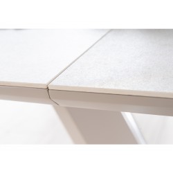 Stół rozkładany 160-220x90 Armani Ceramic marmur/szary Signal