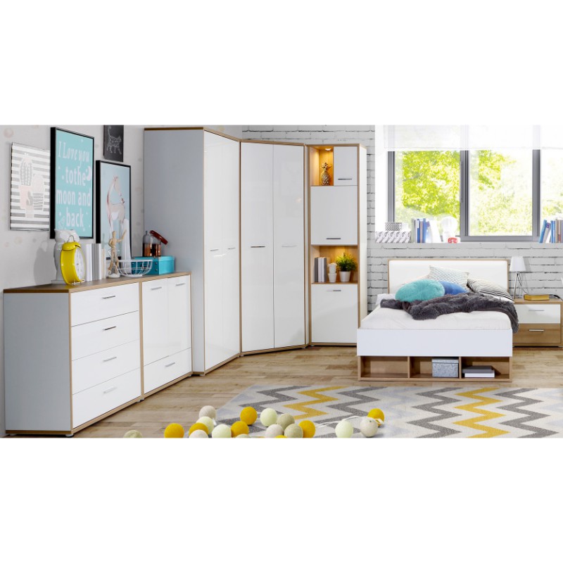 Szafa ubraniowa narożna CHICORY CHRBS891-M213 Forte