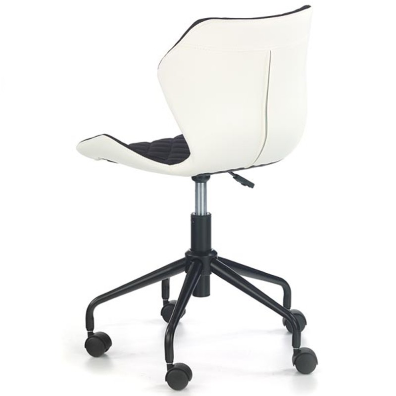Krzesło obrotowe MATRIX białe plecy Halmar