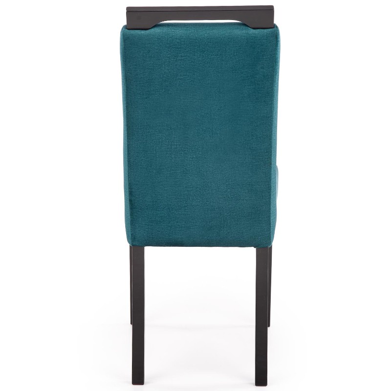 Krzesło tapicerowane CLARION 2 ciemny zielony Halmar