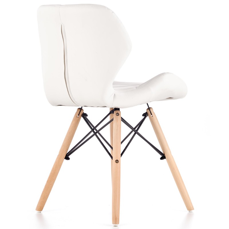 Krzesło tapicerowane białe K281 Halmar