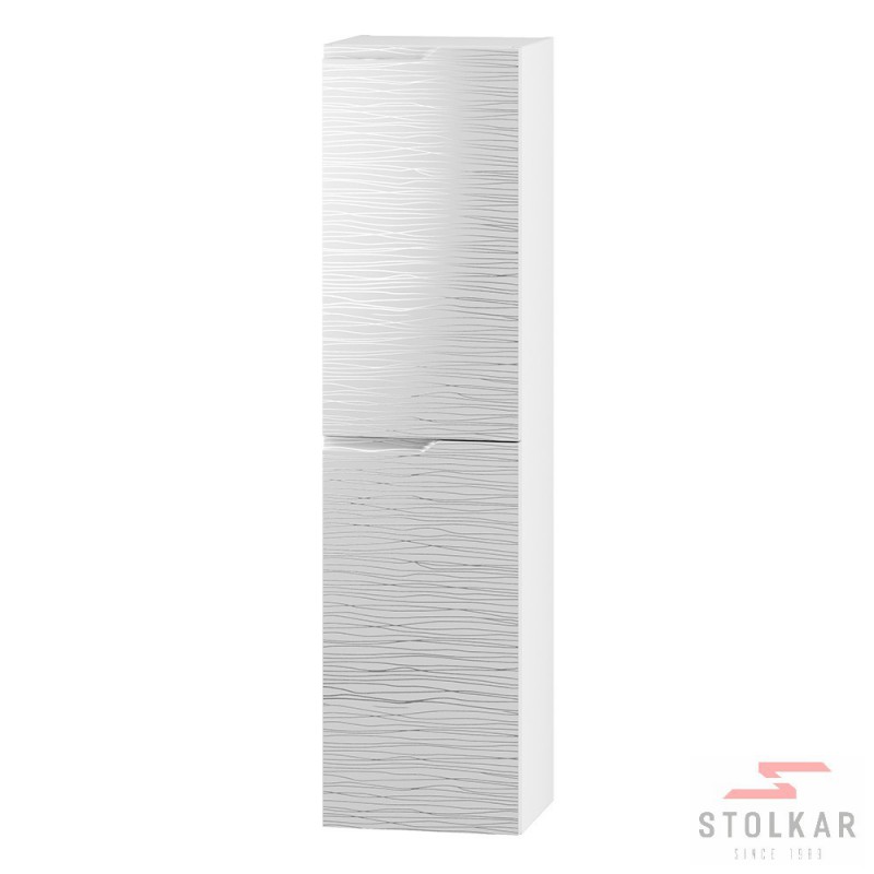 Szafka łazienkowa górna NICEA WHITE HOLOGRAM LINE/BI W35SŁ P Z BLATEM Szafka łazienkowa górna NICEA WHITE HOLOGRAM LINE/BI W35SŁ P Z BLATEM