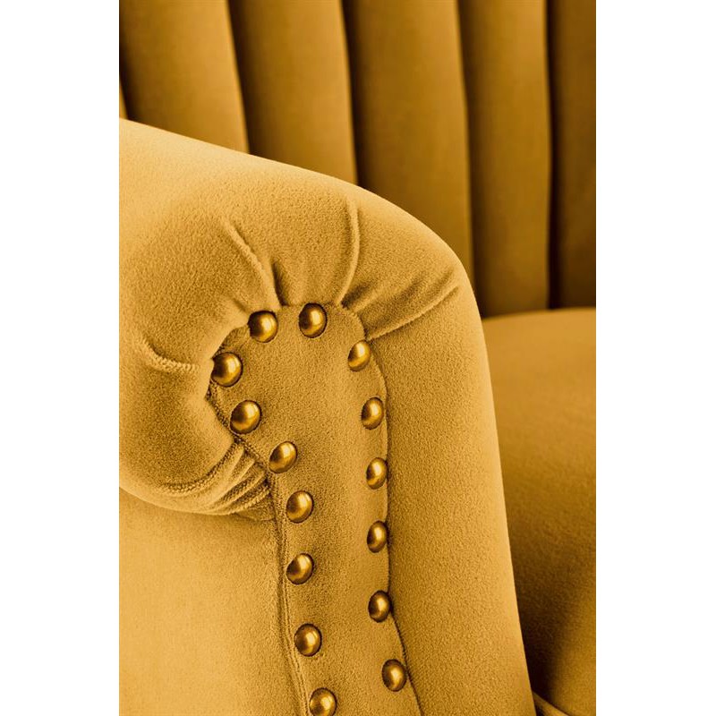 Fotel wypoczynkowy TITAN tapicerka welurowa Halmar
