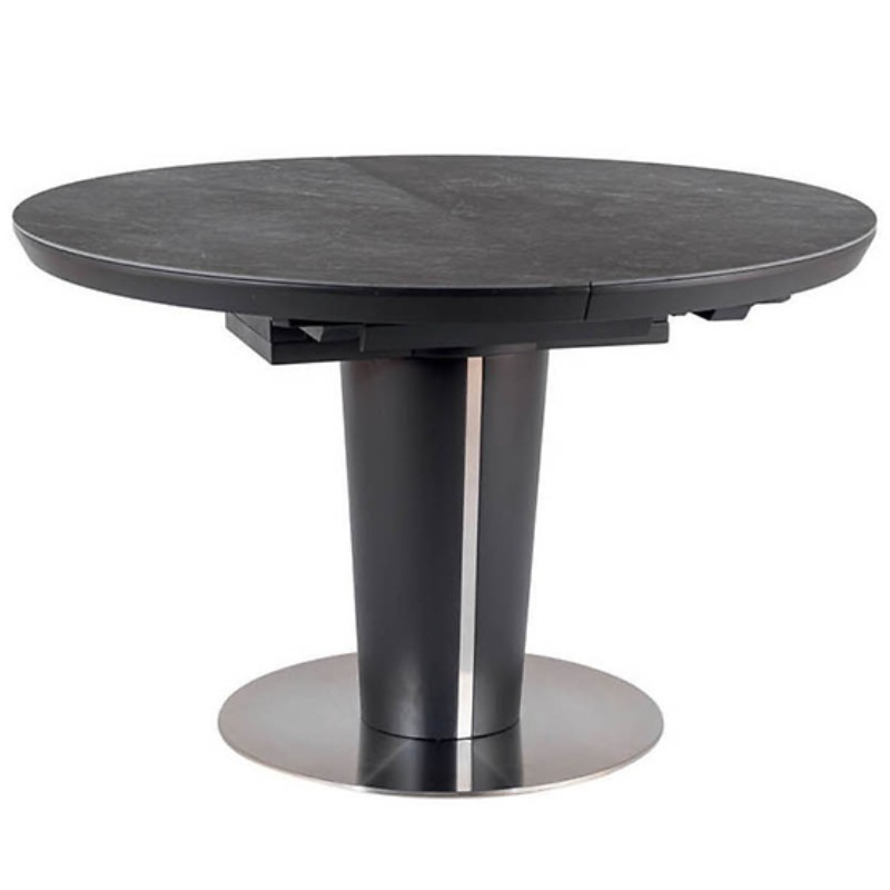 Stół rozkładany Orbit ceramic szary marmur 120-160cm Signal