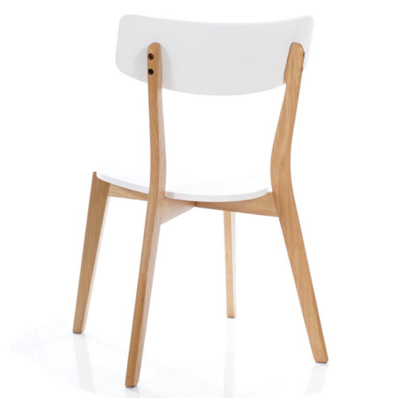 Krzesło do jadalni Mosso dąb/biały Signal