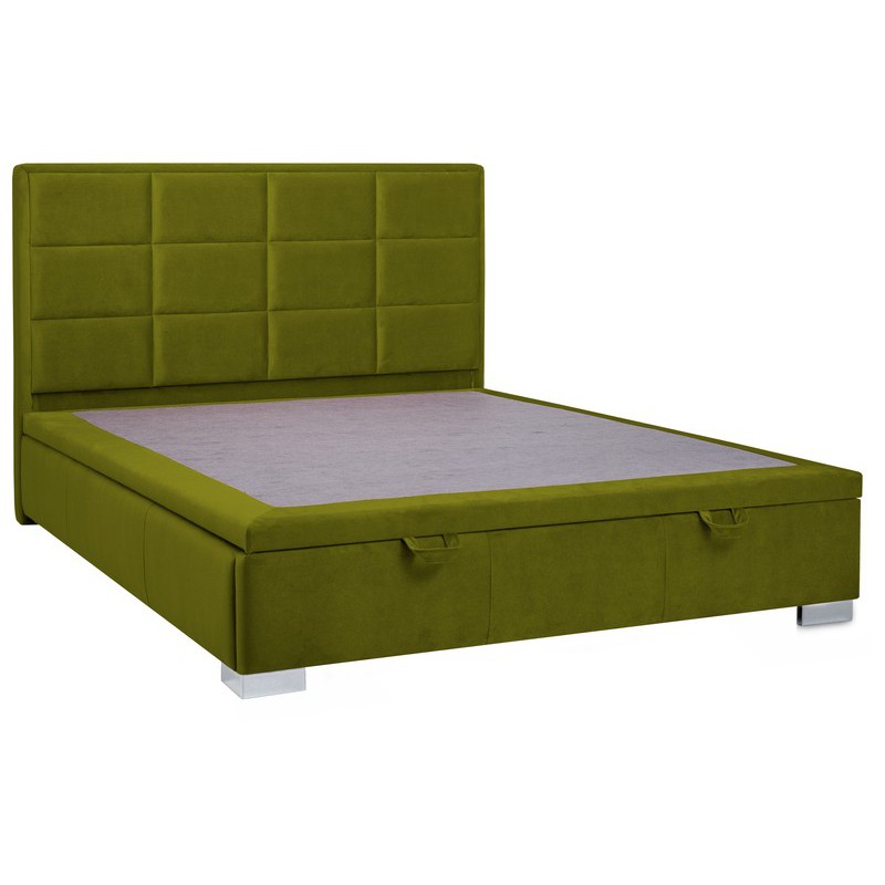 Łóżko Maison Velvet 160x200cm zielone Signal