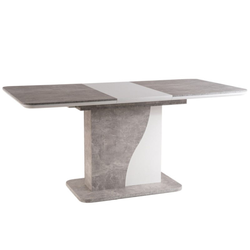 Stół rozkładany Syriusz IN 120-160x80 cm efekt betonu Signal