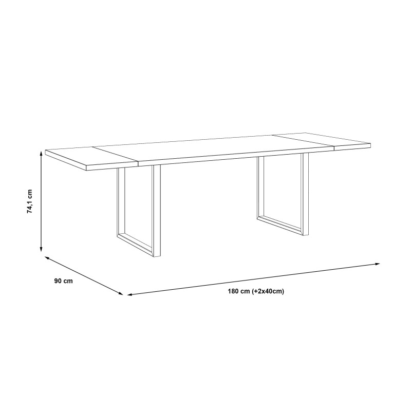 Stół TABLES TBLT483-C826 Forte