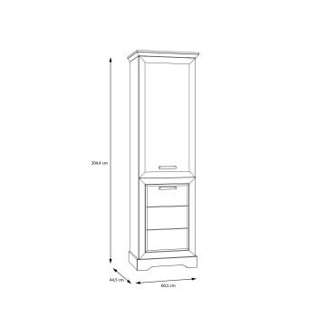 Witryna CORTELLA CHXV7111L-S24 Forte