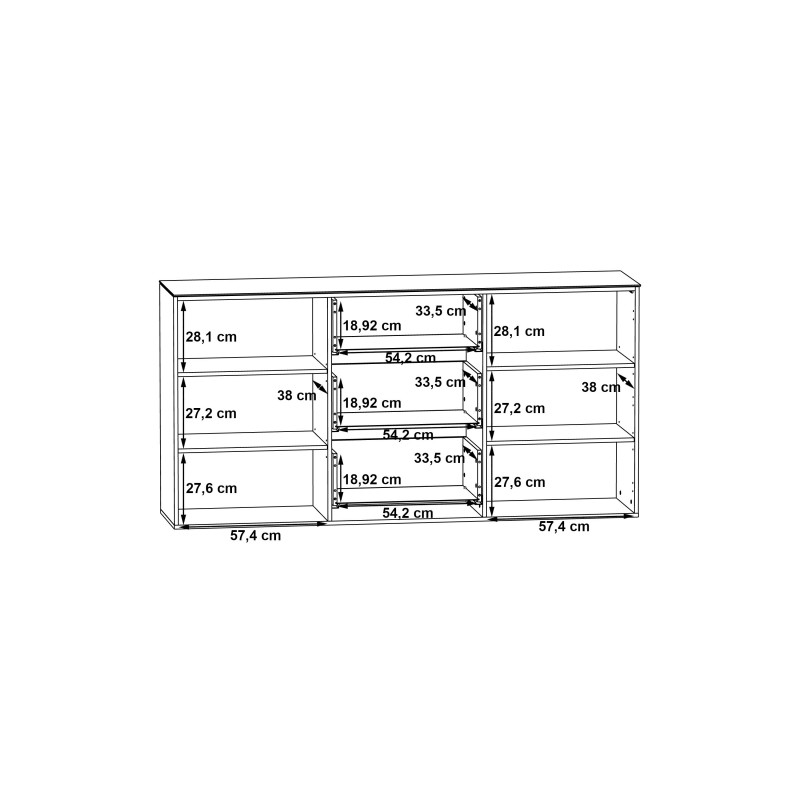 Komoda TACJUS TXCK234-C605 Forte