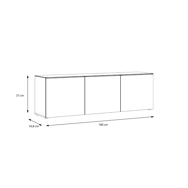 Szafka RTV TACJUS TXCT231-C605 Forte