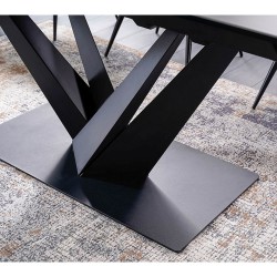 Stół rozkładany Sorento Ceramic efekt marmuru 160-220x90cm Signal