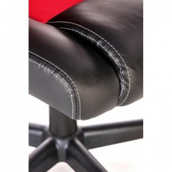 Fotel obrotowy BERKEL czarno-czerwony Halmar