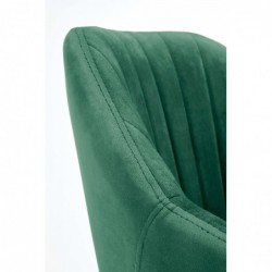 Fotel obrotowy FRESCO ciemny zielony velvet Halmar