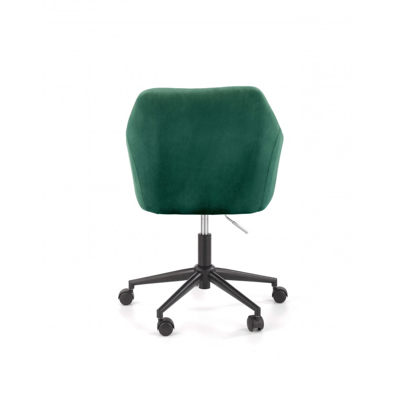 Fotel obrotowy FRESCO ciemny zielony velvet Halmar