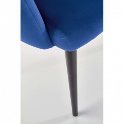 Krzesło metalowe K410 granatowy velvet Halmar