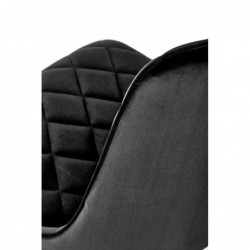 Krzesło metalowe K450 czarny Halmar