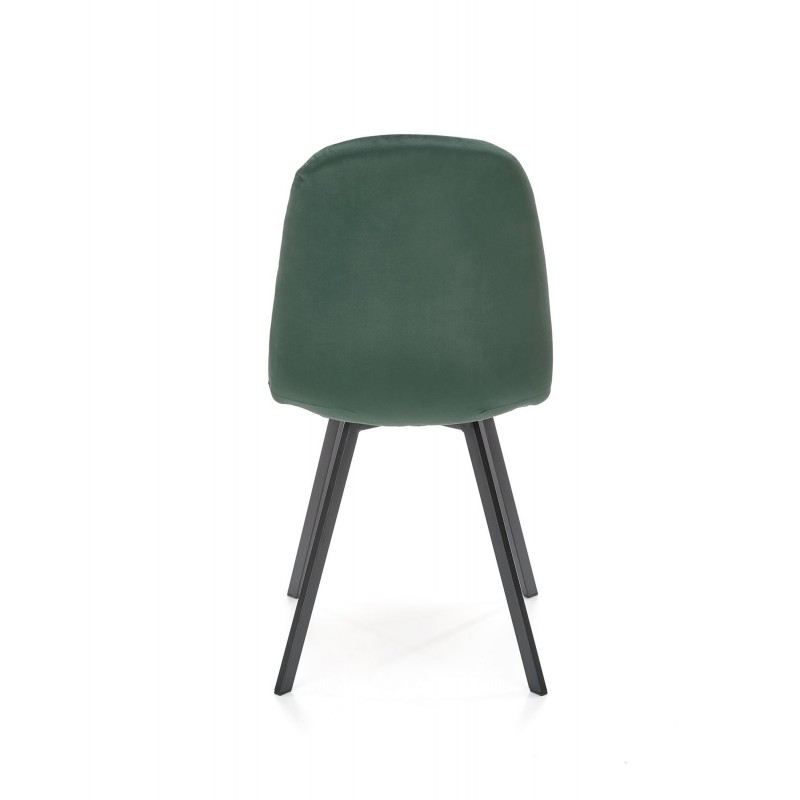 Krzesło metalowe K462 ciemny zielony Halmar
