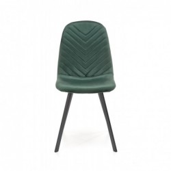 Krzesło metalowe K462 ciemny zielony Halmar