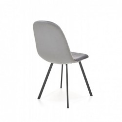 Krzesło metalowe K462 popiel Halmar