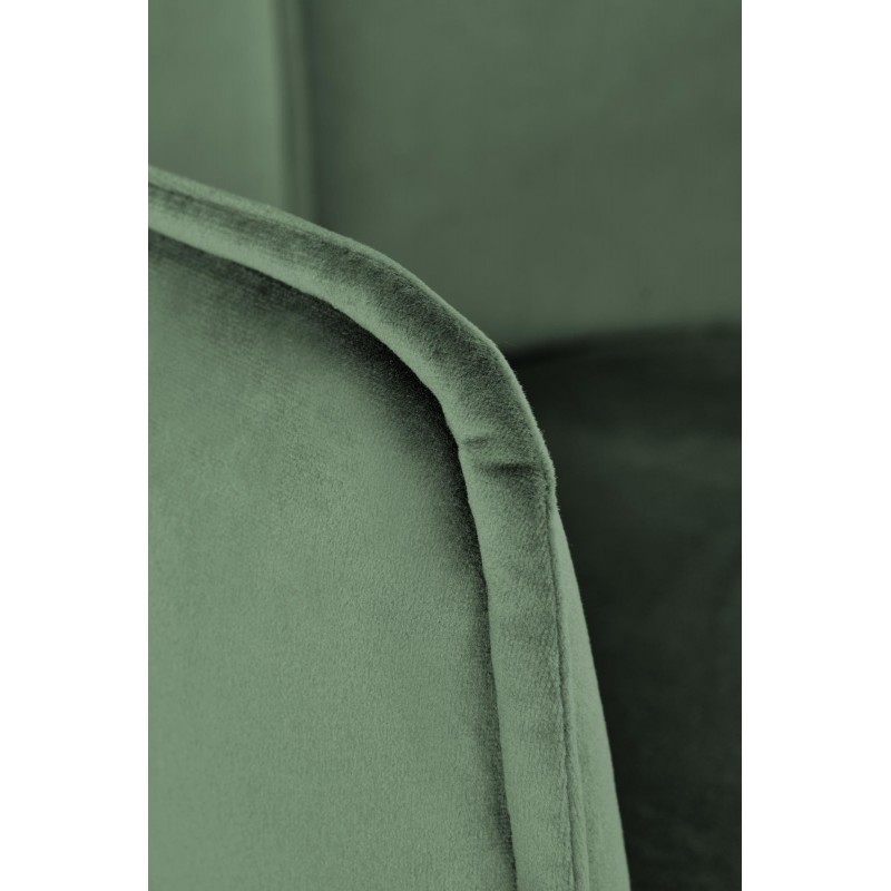 Krzesło metalowe K463 ciemny zielony Halmar