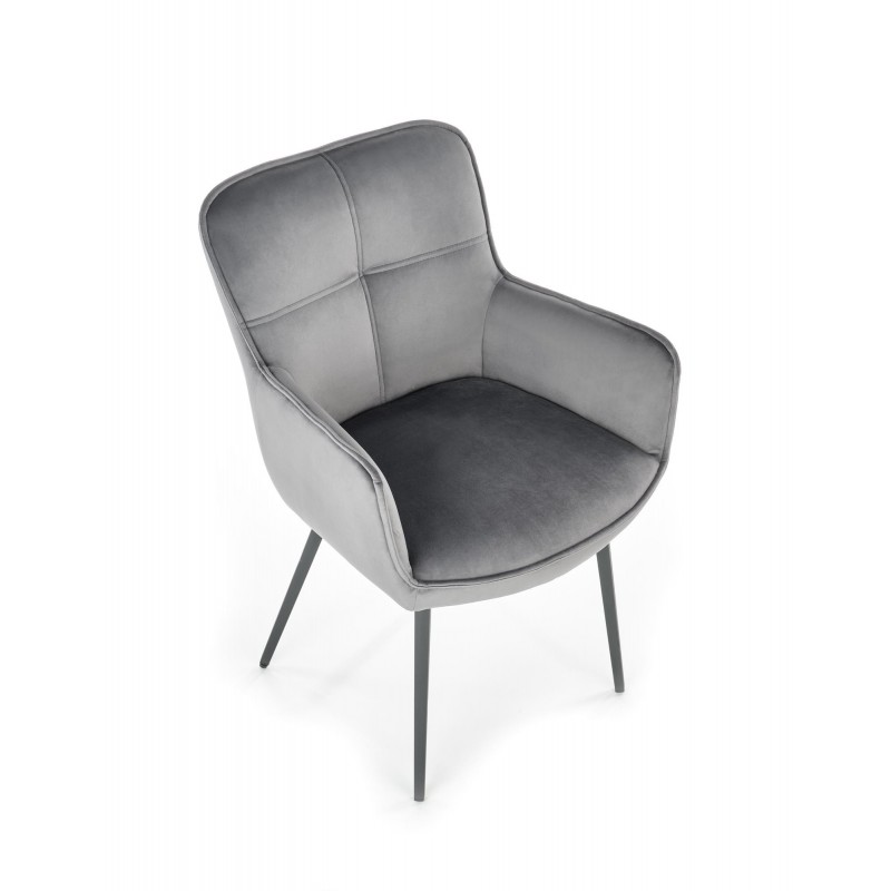 Krzesło metalowe K463 popiel Halmar