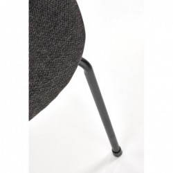 Krzesło metalowe K467 dąb naturalny / tap ciemny popiel Halmar