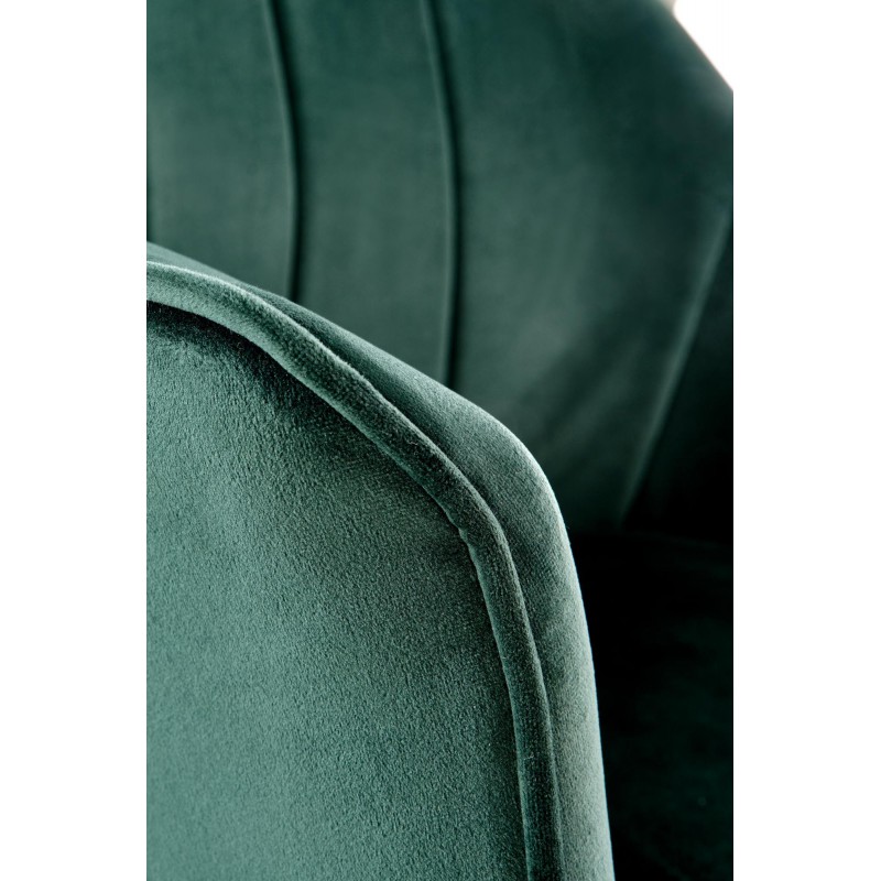 Krzesło metalowe K468 ciemny zielony Halmar