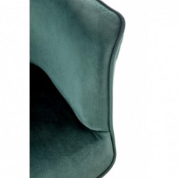 Krzesło metalowe K468 ciemny zielony Halmar