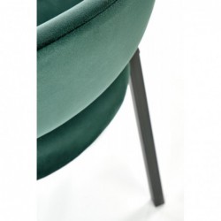 Krzesło metalowe K473 ciemny zielony Halmar