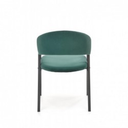 Krzesło metalowe K473 ciemny zielony Halmar
