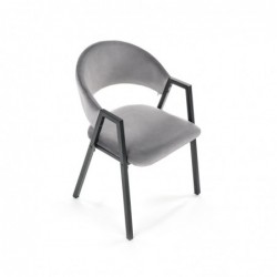 Krzesło metalowe K473 popiel Halmar