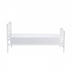 Łóżko PANAMA 90 cm metalowe biały Halmar