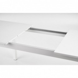 Stół rozkładany FLORIAN blat - biały nogi - biały Halmar