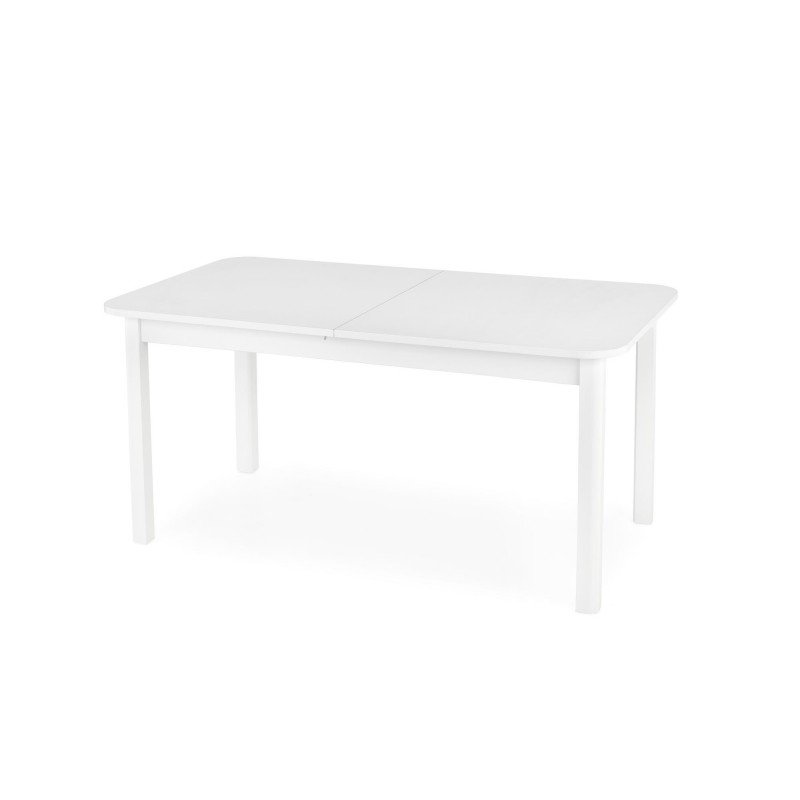 Stół rozkładany FLORIAN blat - biały nogi - biały Halmar