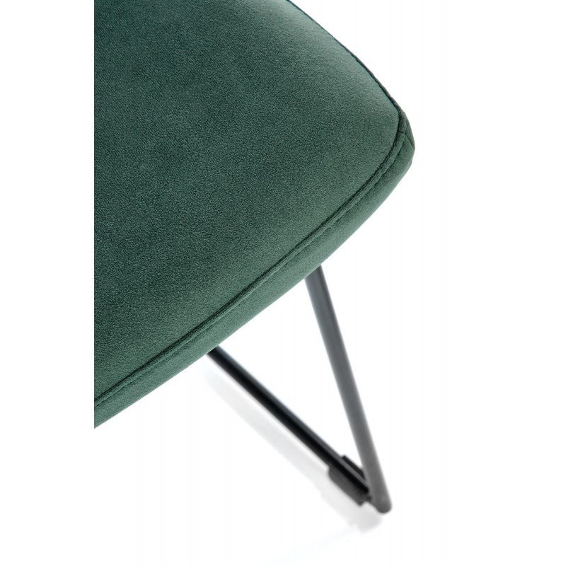 Krzesło metalowe K485 ciemny zielony Halmar