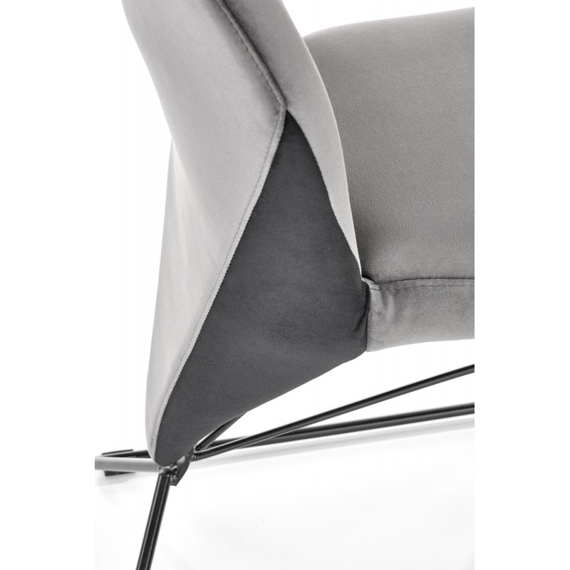 Krzesło metalowe K485 popiel Halmar