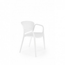 K491 krzesło plastik biały...