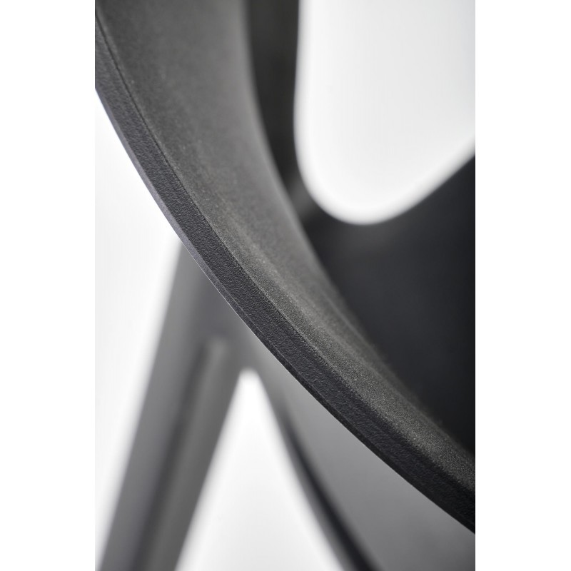 K491 krzesło plastik czarny Halmar