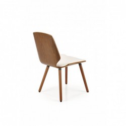 K511 krzesło kremowy / orzechowy Halmar