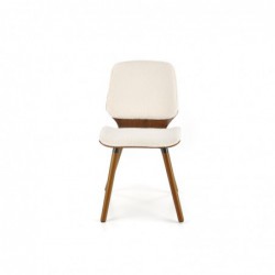 K511 krzesło kremowy / orzechowy Halmar