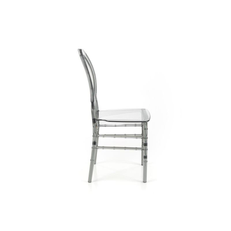 K513 krzesło poliwęglan, dymiony Halmar