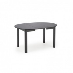RINGO stół kolor blat czarny, nogi - czarny (102-142x102x76 cm) Halmar