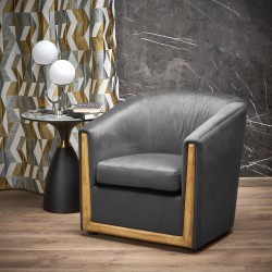 Fotel wypoczynkowy ENRICO velvet Halmar