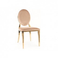 Krzesło King Velvet Złoty...