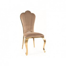 Krzesło Queen Velvet Złoty...